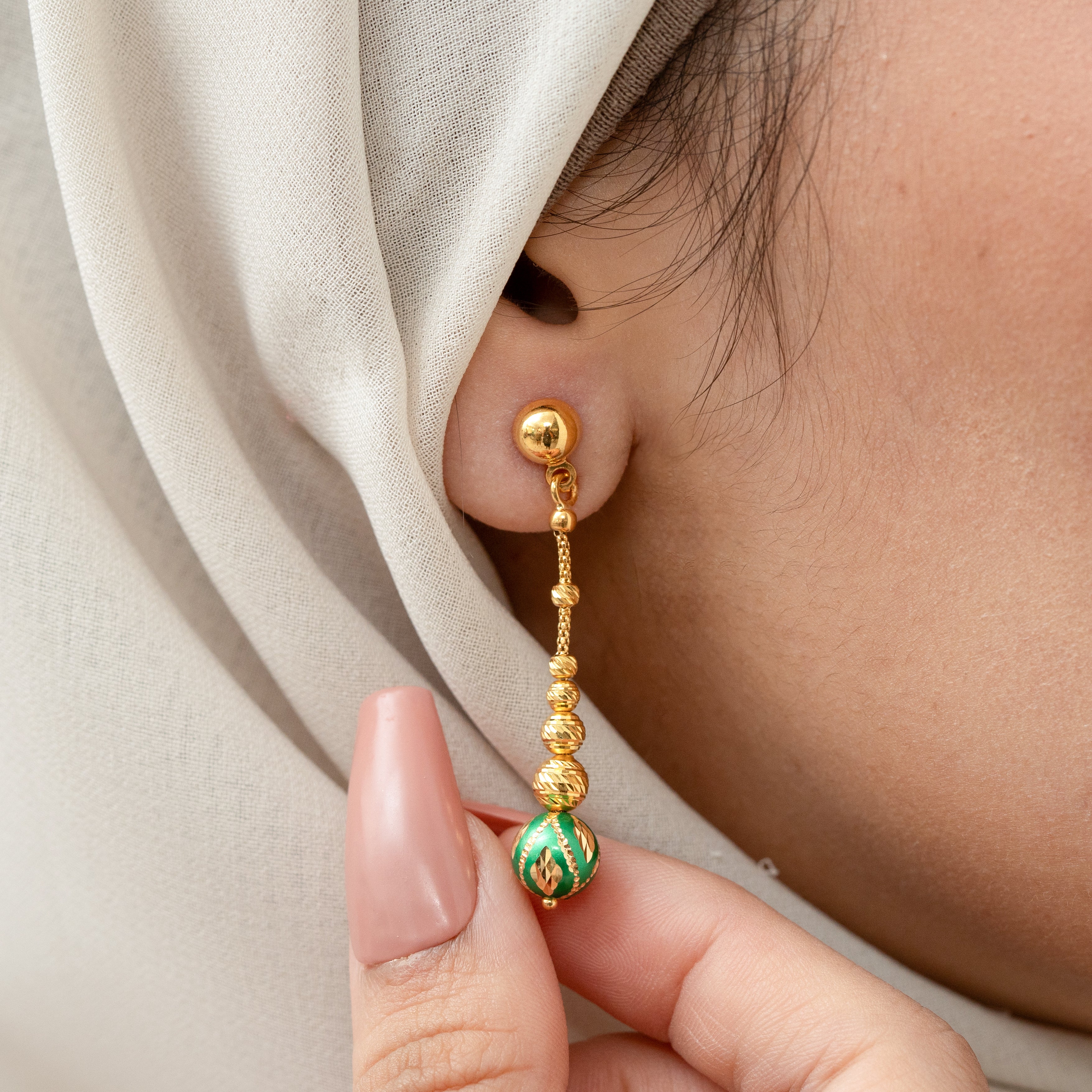 916 22K Imported Earrings Poh Kong