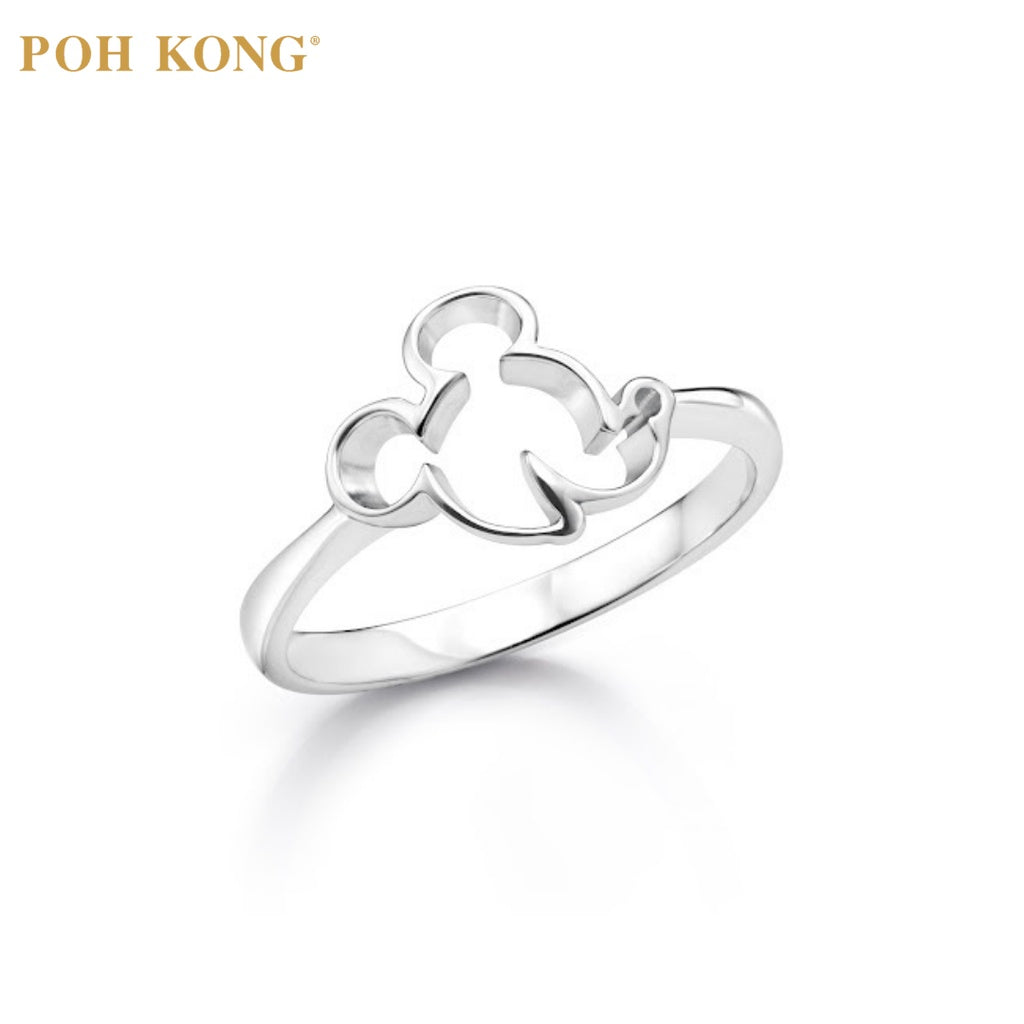 POH KONG 750/18K White Gold Disney Mickey Magic Ring