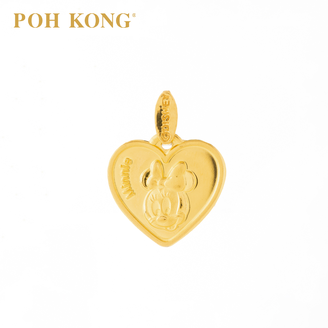 POH KONG 916/22K Yellow Gold Disney Baby Minnie Pendant