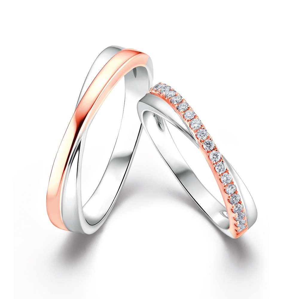 Rose Gold Couple Ring