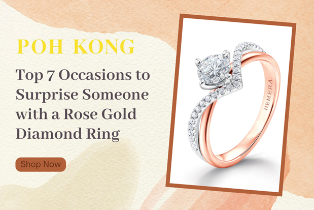 Top 7 Occasions to Surprise Someone with a Rose Gold Diamond Ring