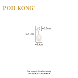 POH KONG 375/9K White Gold Heart Pearl Pendant