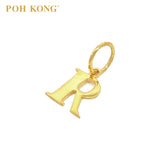 POH KONG 916/22K Yellow Gold Exquisite Alphabet Pendant R