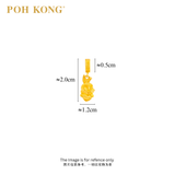 POH KONG 916/22K Yellow Gold Auspicious Bunny Love Pendant