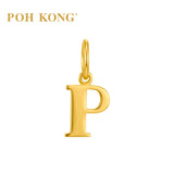 POH KONG 916/22K Yellow Gold Exquisite Alphabet Pendant P