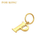POH KONG 916/22K Yellow Gold Exquisite Alphabet Pendant P