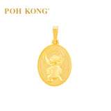 POH KONG 916/22K Yellow Gold Disney Stitch Pendant