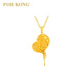 POH KONG Tranz 916/22K Yellow Gold Love Collection Pendant