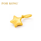 POH KONG 916/22K Yellow Gold Lucky Star Pendant