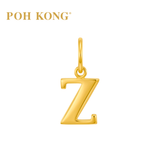 POH KONG 916/22K Yellow Gold Exquisite Alphabet Pendant Z