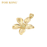 POH KONG 916/22K Gold Anggun Flower Pendant