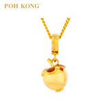 POH KONG 916/22K Yellow Gold Karya Anggun Manggis Charm