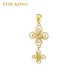 POH KONG 916/22K Yellow Gold Happy Love Ruyi Pendant (2011)