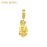 POH KONG 916/22K Yellow Gold Auspicious Bunny Love Pendant
