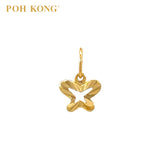 POH KONG 916/22K Yellow Gold Exquisite Little Butterfly Pendant