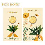 POH KONG 999.9/24K Thank You Gold Wafer Coin