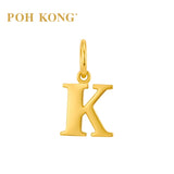POH KONG 916/22K Gold Exquisite Alphabet Pendant K