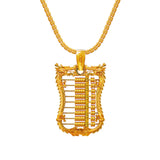 Auspicious Dragon Abacus Pendant