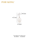 POH KONG 375/9K White Gold Heart Pearl Pendant