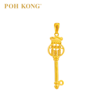 POH KONG 916/22K Auspicious Abacus Key Pendant