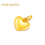 POH KONG 916/22K Yellow Gold Puffed Heart Pendant