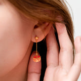 916/22k Auspicious Abundance of Gold Earring