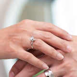 White Gold with Diamond Ring