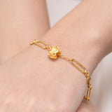 916/22K Auspicious Aspirational Bracelet