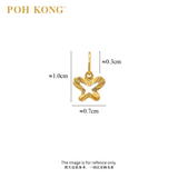 POH KONG 916/22K Yellow Gold Exquisite Little Butterfly Pendant