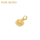 POH KONG 916/22K Yellow Gold Bunga Raya Pendant