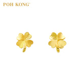 POH KONG 916/22K Emas Kuning Tranz Nature Collection Subang Bunga