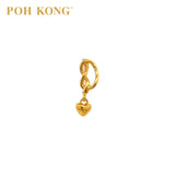 POG KONG 916/22K Yellow Gold Tranz Dangling Earring (2019)