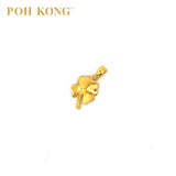 POH KONG 916/22K Gold Tranz Four Leaf Clover Pendant