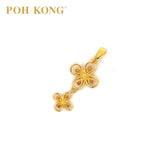 POH KONG 916/22K Yellow Gold Happy Love Ruyi Pendant (2011)