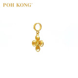 POH KONG 916/22K Yellow Gold Happy Love Ruyi Charm Pendant （2015）