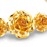 POH KONG 916/22K Gold Happy Love Enchanted Roses Bracelet