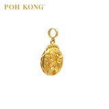 POH KONG 916/22K Yellow Gold Happy Love Phoenix Pendant