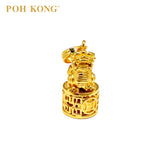 POH KONG 916/22K Yellow Gold Auspicious Fortune Guardian Pixiu Pendant