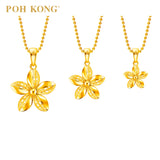POH KONG 916/22K Gold Anggun Karya Bunga Melur Pendant