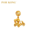 POH KONG 916/22K Yellow Gold Anggun Tricycle Charm Pendant (2019)
