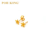 POH KONG 916/22K Yelllow Gold Anggun Melur Earring L Size