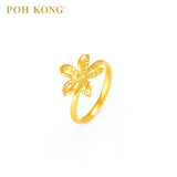 POH KONG 916/22K Yellow Gold Anggun Bunga Melati Ring