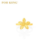POH KONG 916/22K Yellow Gold Anggun Bunga Melati Ring