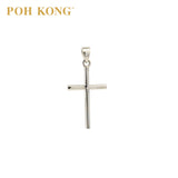 POH KONG 375/9K White Gold Cross Pendant