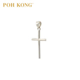 POH KONG 375/9K White Gold Cross Pendant