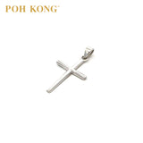 POH KONG 375/9K White Gold Cross Pendant