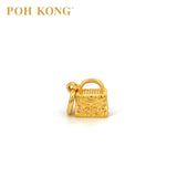 POH KONG 916/22K Yellow Gold Exquisite Flap Handbag Pendant