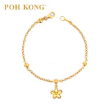 POH KONG 916/22K Yellow Gold Anggun Manja Bracelet
