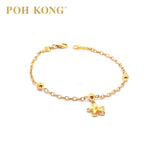 POH KONG 916/22K Yellow Gold Anggun Manja Bracelet
