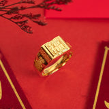 Cincin Kemakmuran Emas Bertuah POH KONG 916/22K (2022)